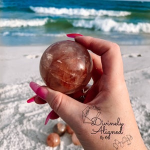 Fire Quartz Sphere