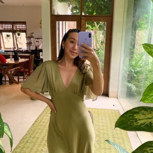 bridesmaid dress, bias cut silk dress, evening dress, Long Silk Dress, silk slip dress, silk maxi dress, silk cocktail dress, silk prom dress, champagne dress, green maxi gown, long satin slip, semi formal wedding, met gala party dress