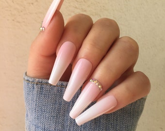 Baby Boomer Nails Etsy