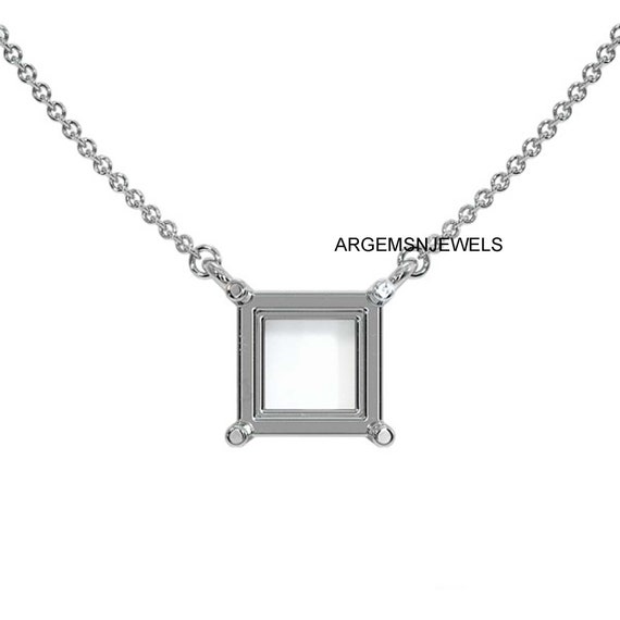 925 Sterling Silver Princess Cut Black Cubic Zirconia Stud Earri 並行輸入品