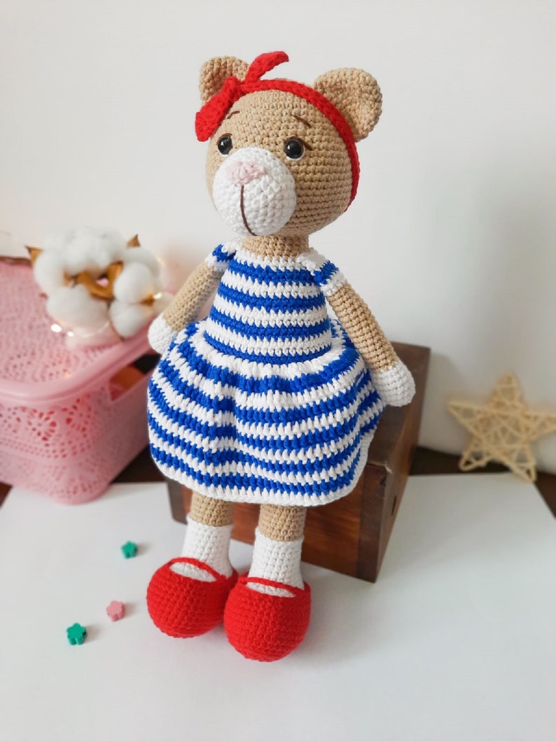 Pattern PDF Crochet kitty pattern Pattern in English Amigurumi pattern Cat Amigurumi Cat Crochet pattern cat Polli