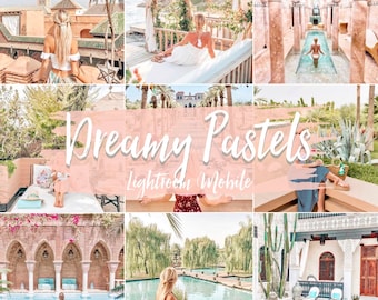 Dreamy Pastels Preset Pack for Lightroom Mobile by @luxe.tourista - Blogger Presets, Photographer Presets, Pastel Presets, Dreamy Preset