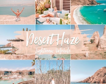 Desert Haze Preset Pack w/ Grain for Lightroom Mobile by @luxe.tourista - Blogger Presets, Dreamy Presets, Pastel Presets, Lightroom Preset