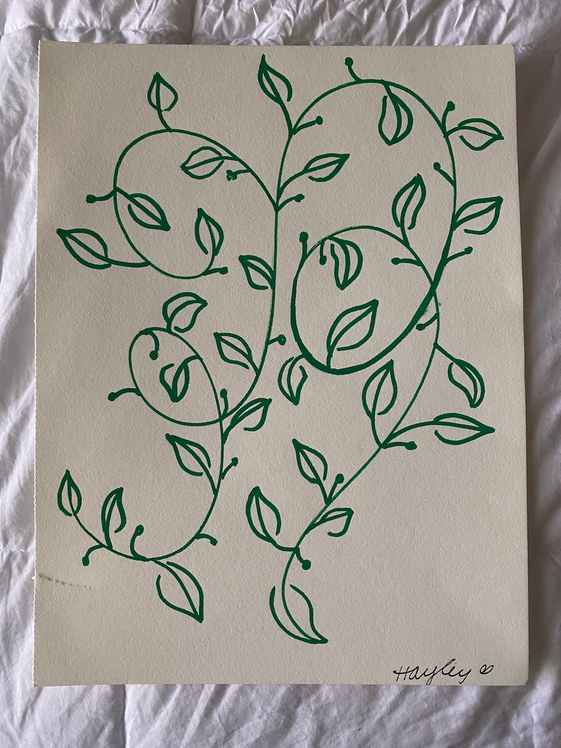 Vines artwork wall decor Etsy