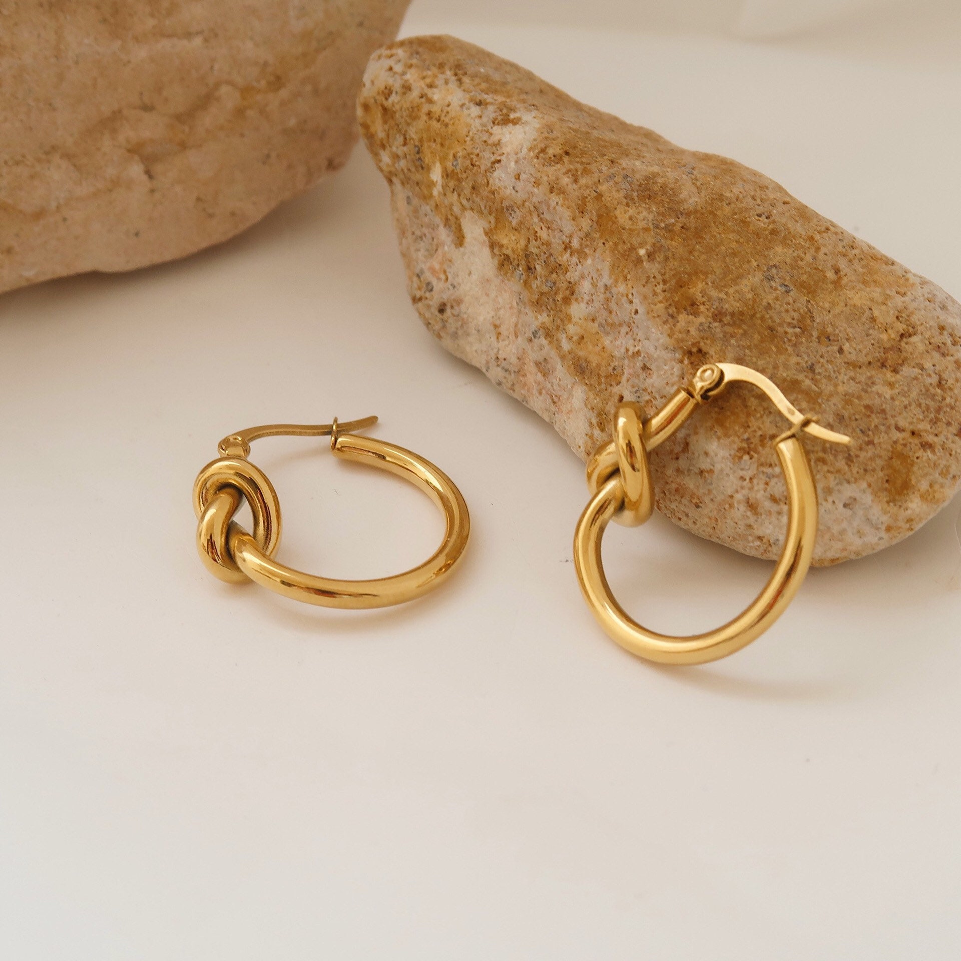 Mens Earrings 18K Gold Hoop Earrings for Men Large Gold  Etsy UK in 2023   Mens earrings hoop Men earrings Gold hoop earrings