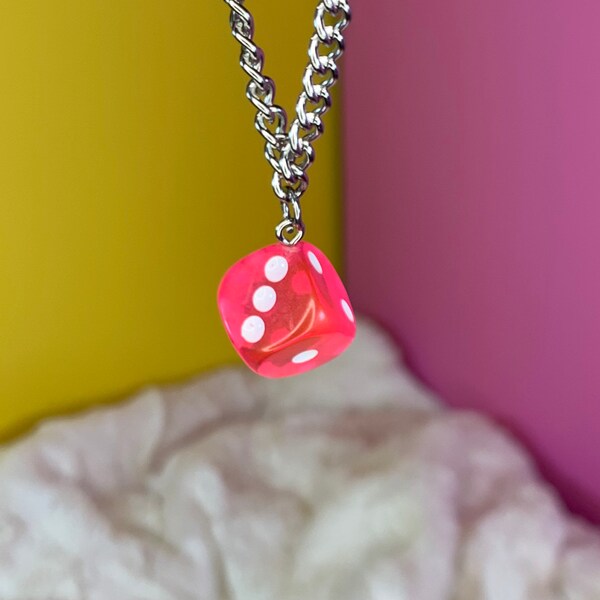 Dice Necklace - Etsy