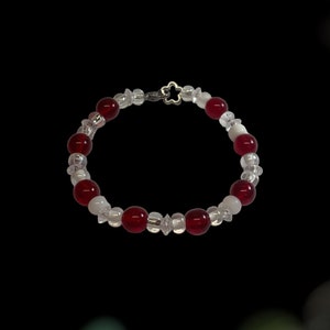 Red spells beaded bracelet :)