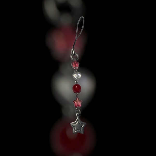 Red star phone charm !