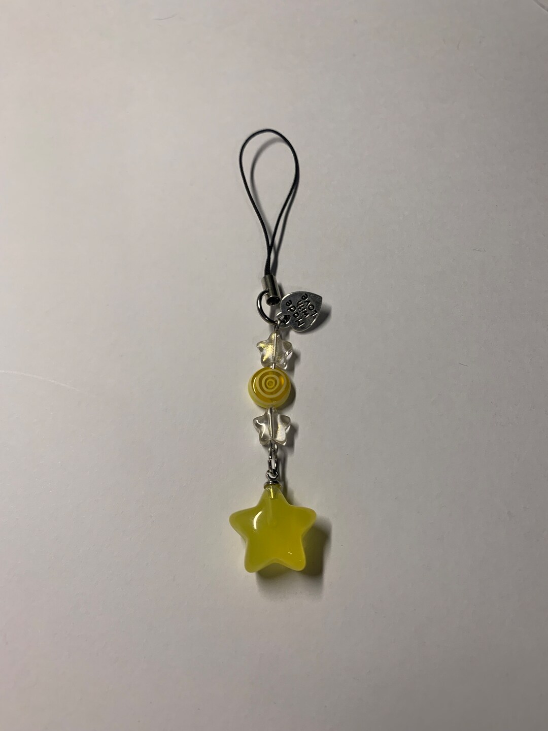 Yellow Jelly Star Phone Charm - Etsy
