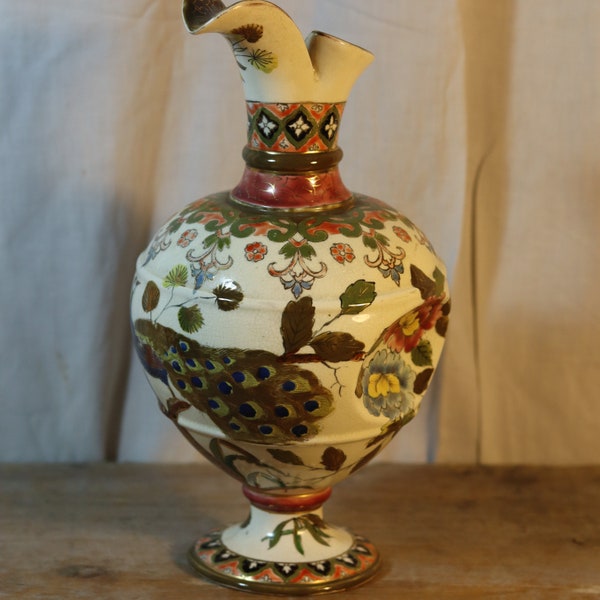 Fischer J Hungarian Ceramic Vase -- Crafted Elegance, Hungarian Excellence