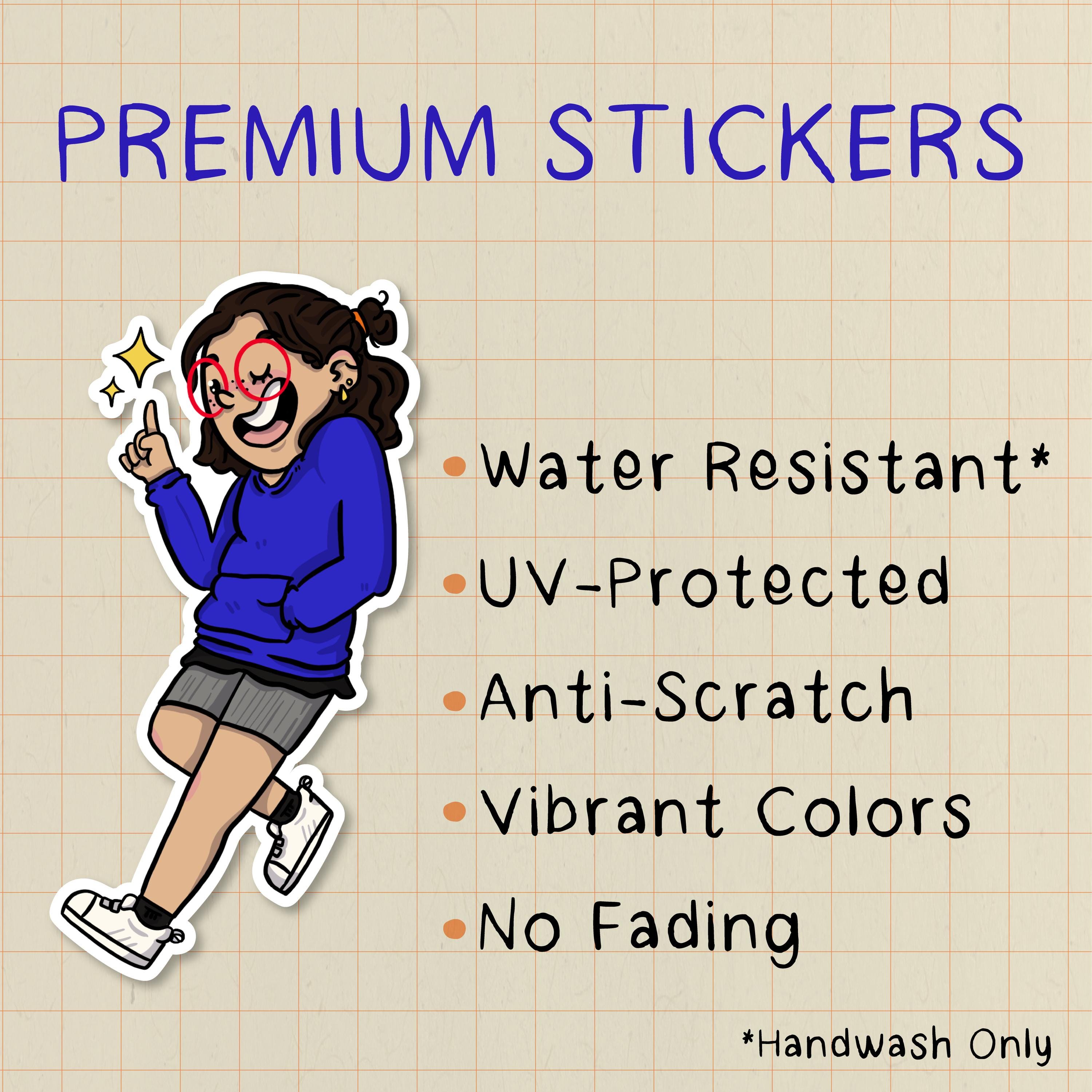 Bombastic Side Eye Sticker | Premium Quality Vinyl Sticker | Cute ...