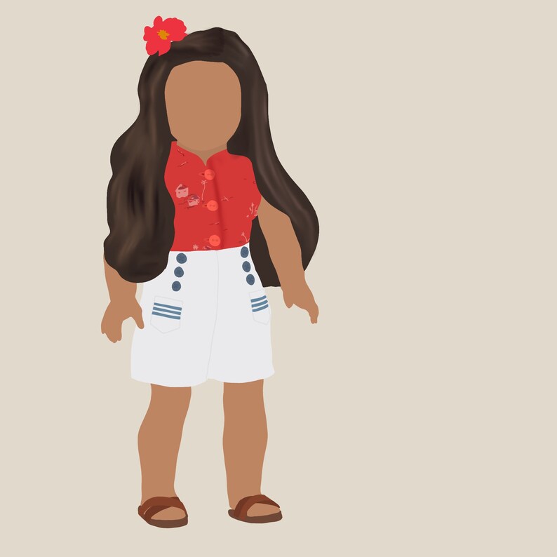Custom American Girl Doll Stickers