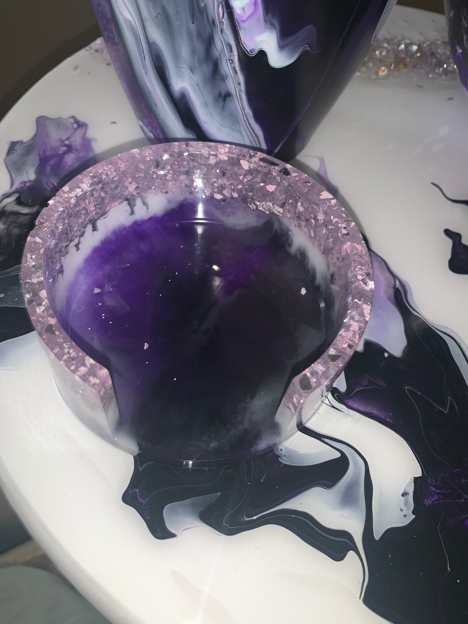 Benutzerdefinierte 4 Set mit Halter Untersetzer Set | Etsy