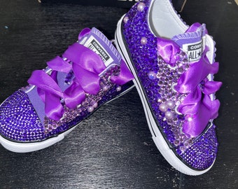 Bedazzled Chuck Taylor’s, bedazzled shoes, birthday shoes, birthday gift, Christmas gift