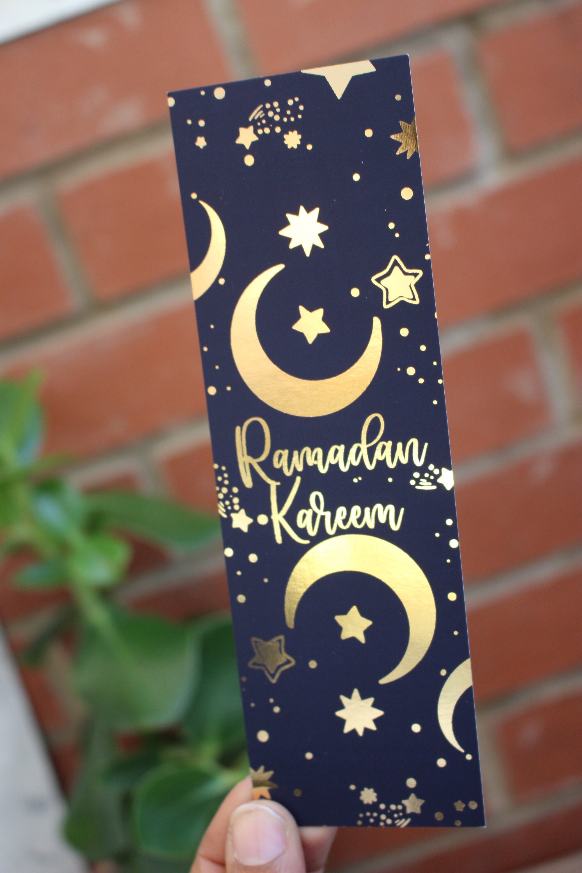 Ramadan Kareem Gold Foiled Bookmark Muslim Arabic Isalm | Etsy