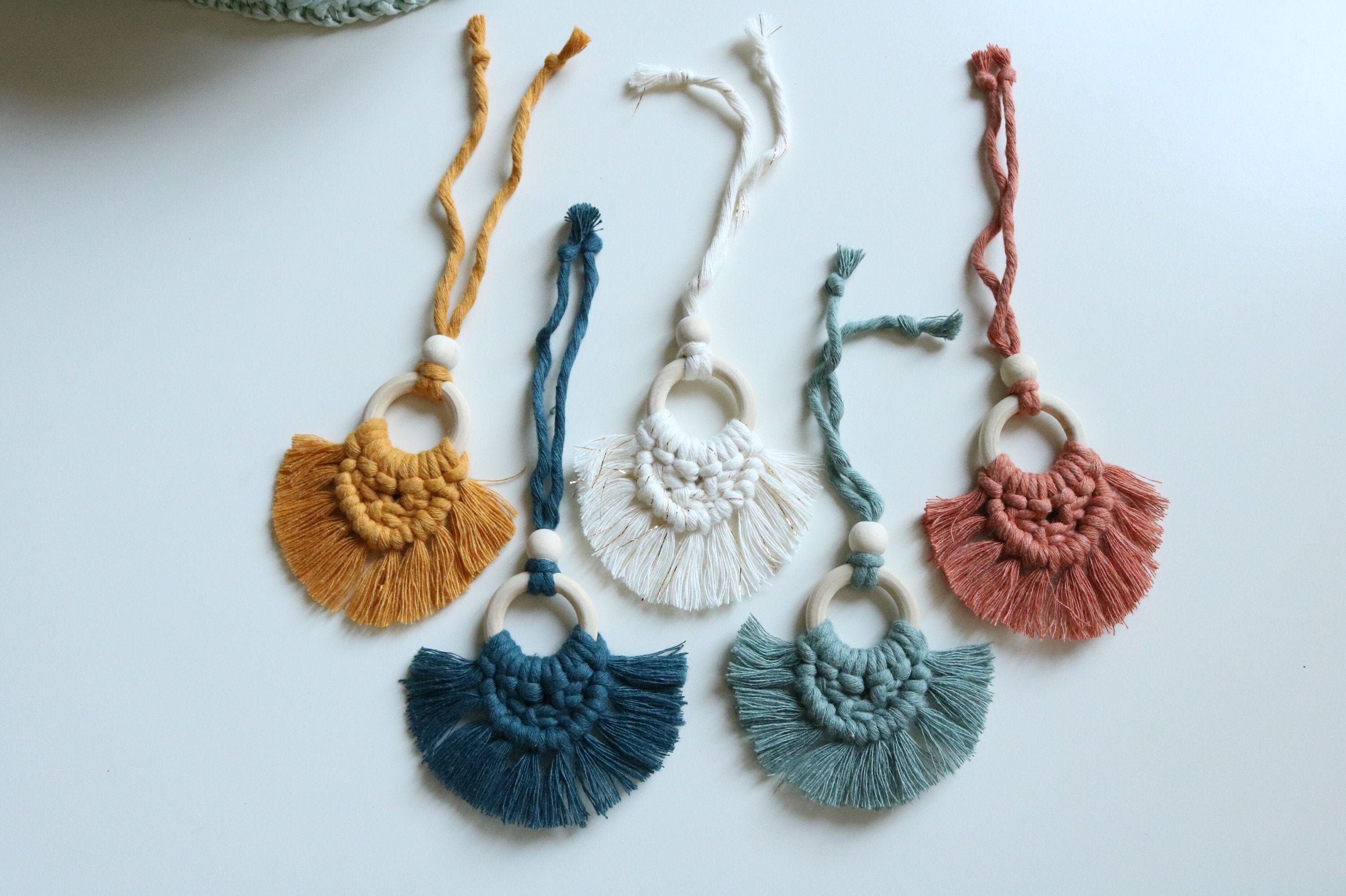 Diffuseur Macramé - Mini Suspension Macramé Voiture