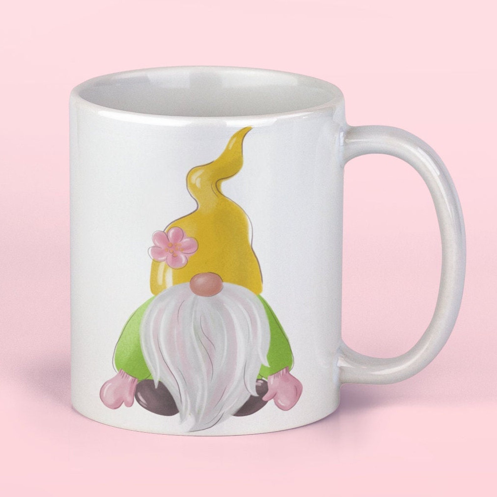 Personalised easter gnome design mugs gonk chocolate egg Etsy