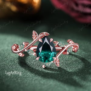 本物の翡翠ダイヤモンドリング、ライトグリーンの翡翠結婚指輪