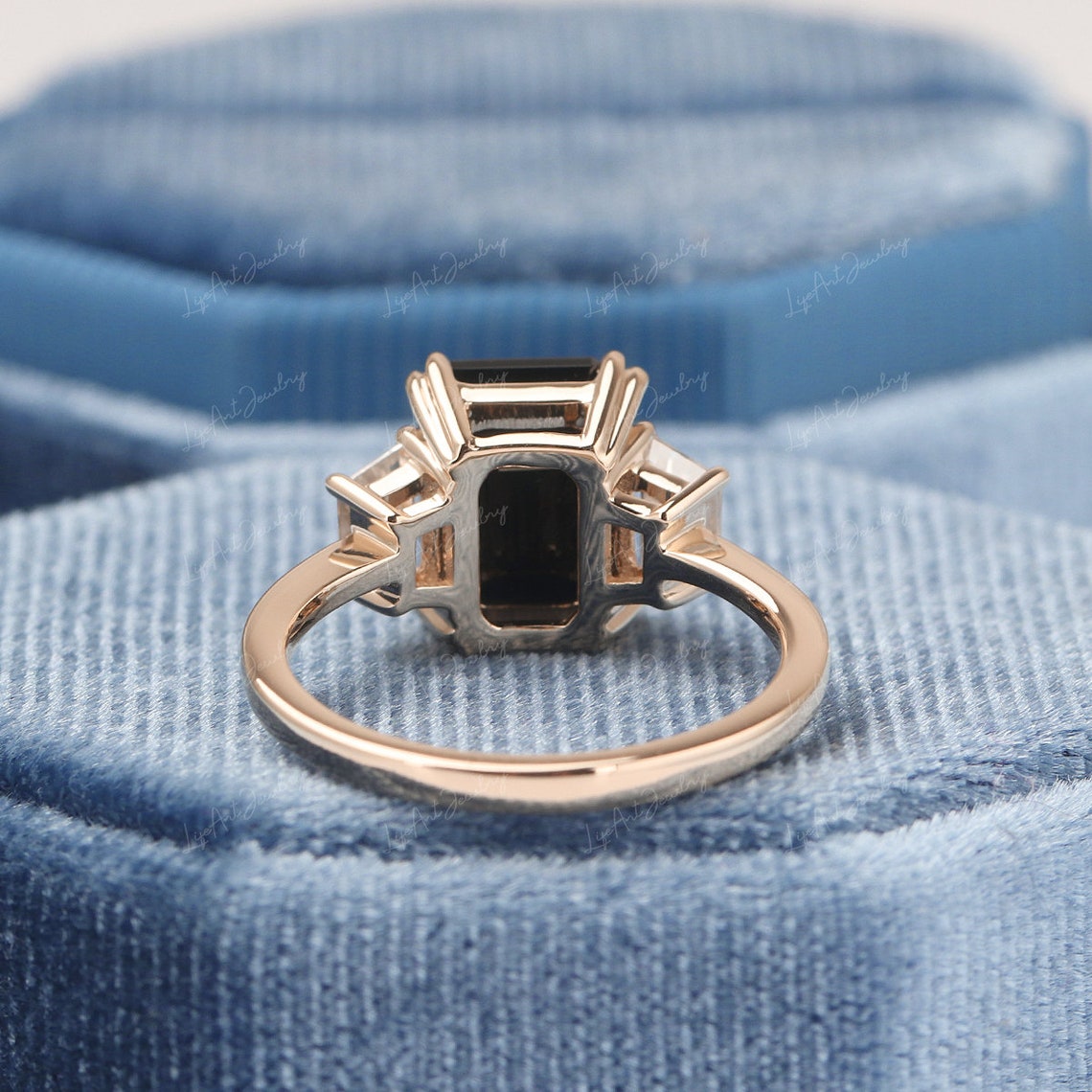 emerald cut black onyx engagement ring emerald cut black onyx engagement ring