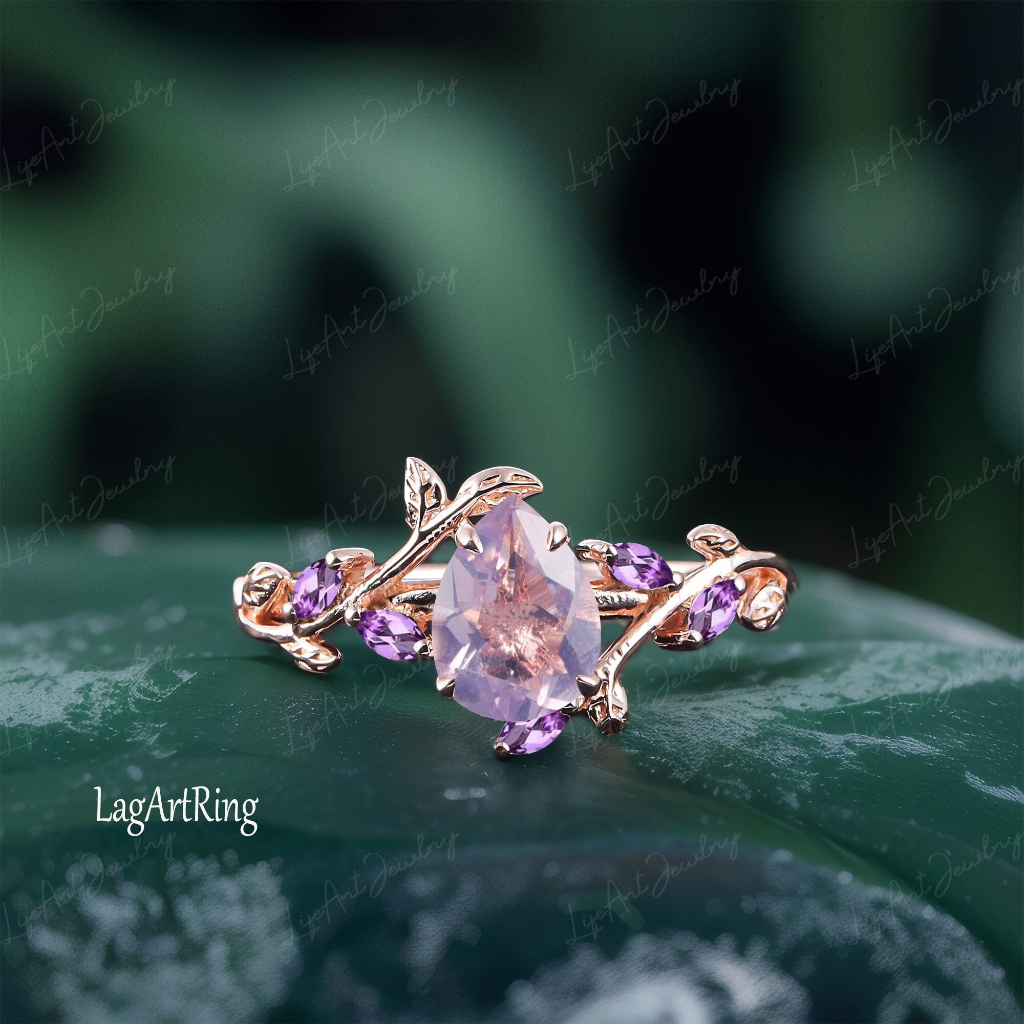 0.2 Ct Diamond Flower Stackable Engagement Ring For Girls 14k Yellow Gold I6i79