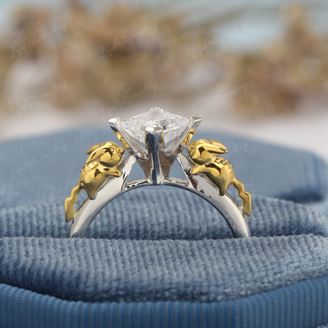 Pikachu Custom Design Ring Pikachu Engagement Ring Pokemon 14K | Etsy
