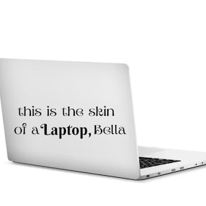 This is the skin of a Laptop Bella, twilight sticker