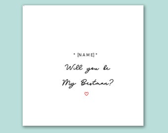 Will you be my bestman card/be my best man at our wedding/by my bestman/bestman card/bestman proposal/best mate/brother
