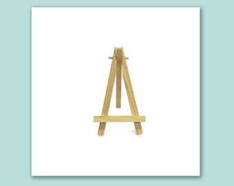 Mini Wooden Easel: Wedding Table Number Stand