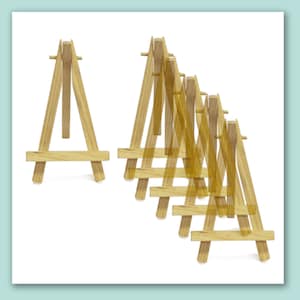 Wedding decorations x 5, 5 x mini wooden easels, 5 x party table numbers, 5 table centre pieces, 10wedding table numbers, rustic wedding