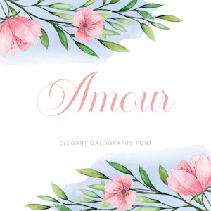 Love Font - Modern Handwritten Script Font, Cricut Fonts, Cursive Font, Procreate Font, Fonts for Cricut
