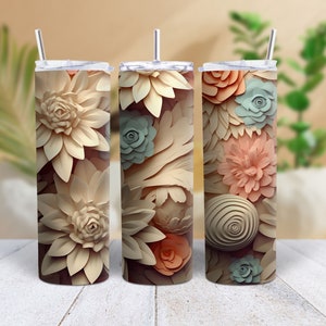 Sublimation Design for 20 oz Skinny Tumbler - Straight and Tapered Tumbler Wrap - Instant Digital Download PNG - Customizable Cup Design