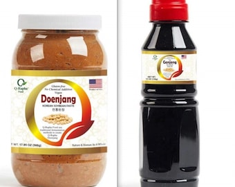 Q-Rapha Korean Jang Duo - Doenjang (Sojapaste) / Ganjang (Sojasauce)