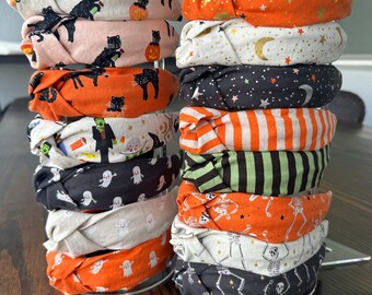 Rifle Paper Co. Halloween-hoofdband met topknoop