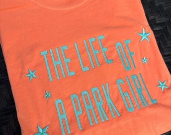 Geborduurd T-shirt The Life of a Park meisje