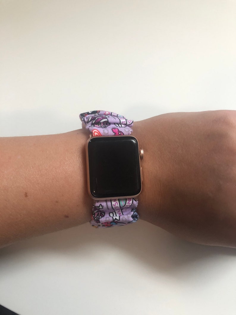 Smart Watch Scrunchie Band Compatible With Apple Watches Etsy