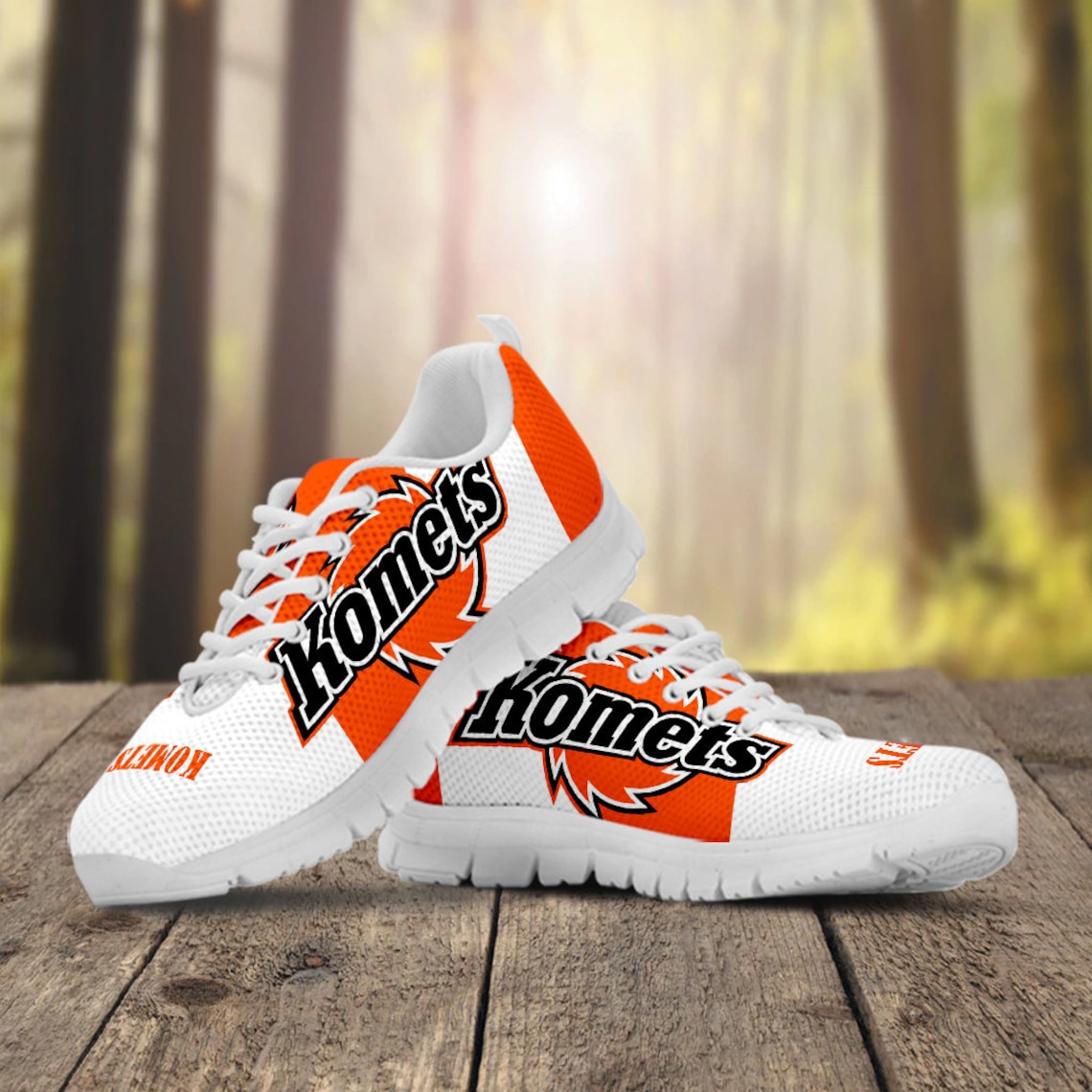 Fort Wayne Komets Custom Sneaker Wayne Komets Shoes Sport Etsy