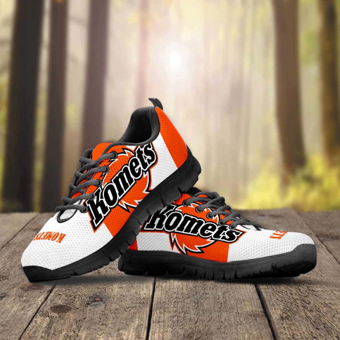Fort Wayne Komets Custom Sneaker Wayne Komets Shoes Sport Etsy