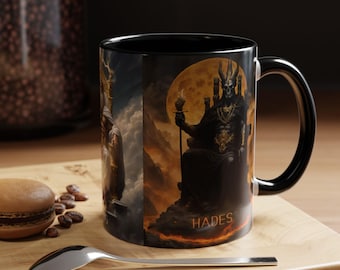 Greek Gods Zeus Hades Poseidon Mug | 11oz 15oz Accent Coffee Mug