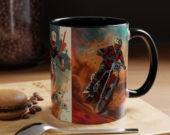 Motocross Dirt Bike Coffee Mug – MX Racing Fan Gift