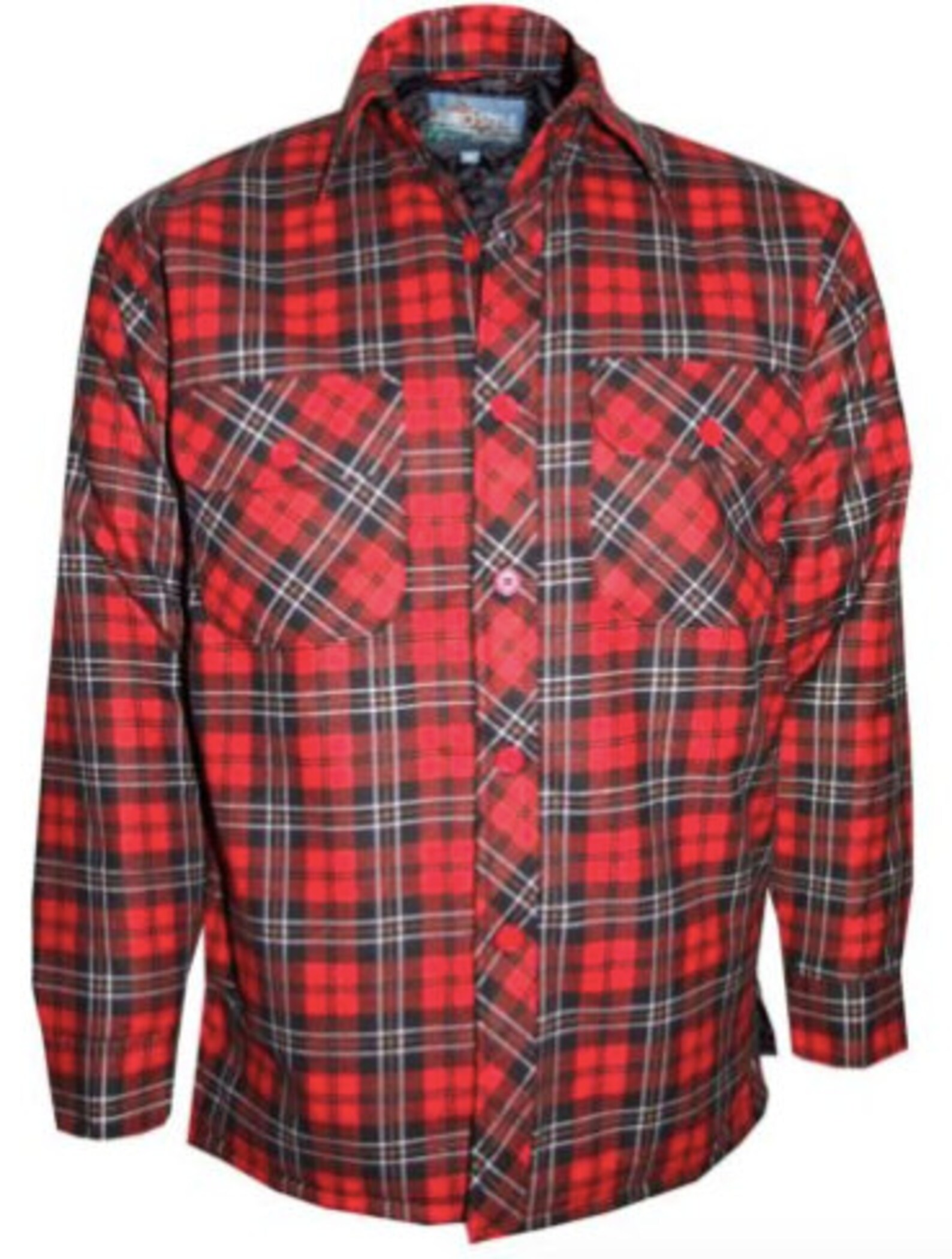 Eurostyle Men's Padded Work Shirts Quilted Cotton Lumberjack Shirt M