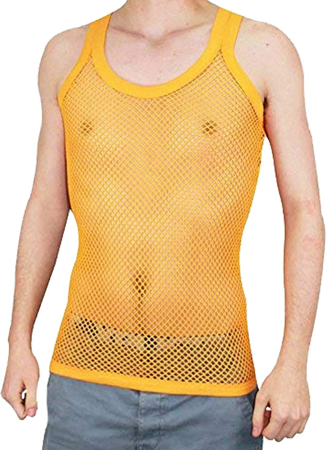 Men's Crystal Mesh Summer Lightweight Cotton String Vests - Etsy UK