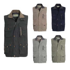 Lady Men Mesh Utility Vest Jacket Waistcoat Fishing Gilet Multi Pockets  Workwear 