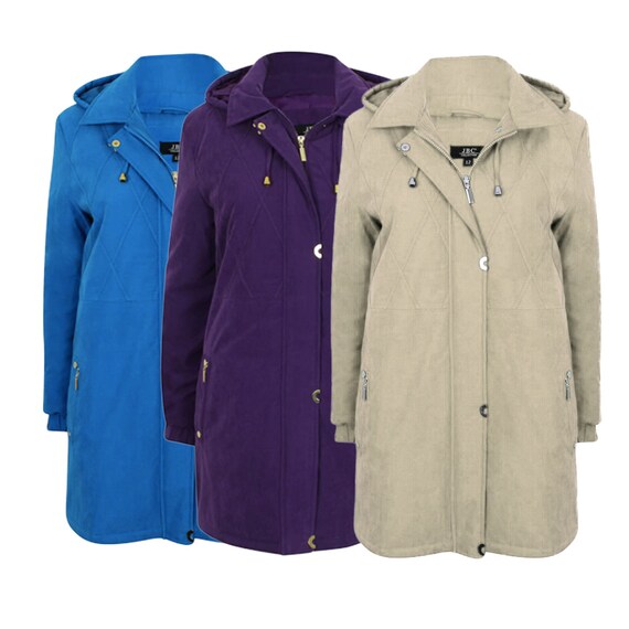 JBC Collection Women s Winter Warm Padded Coat Reefer Jacket Sizes 10 24 Etsy Sweden