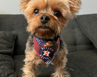 Astros Dog Bandana - Etsy