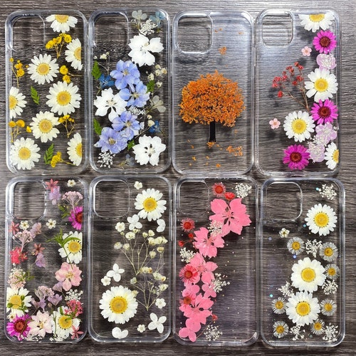 Real Dried Flower Iphone Case For Iphone 12 Pro Max Iphone Etsy