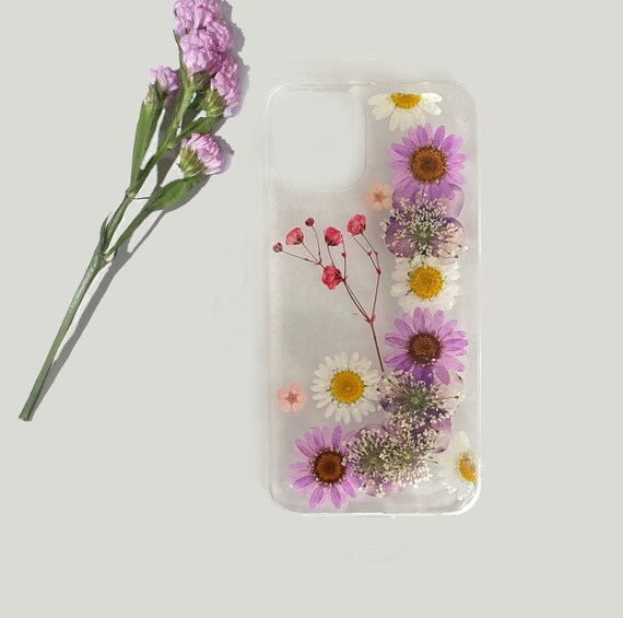 Real Dried Flower Iphone Case For Iphone 12 Iphone 12 Pro Etsy