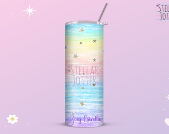 Pastel with stars 20oz Tumbler