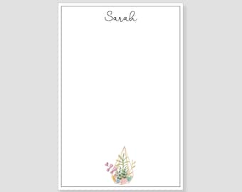 Terrarium Personalised 4 x 6 Notepad