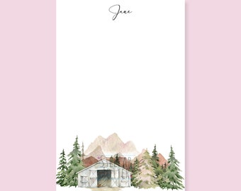 Magical Mountain Personalised 4x4 4x6 A5 A4 Notepad