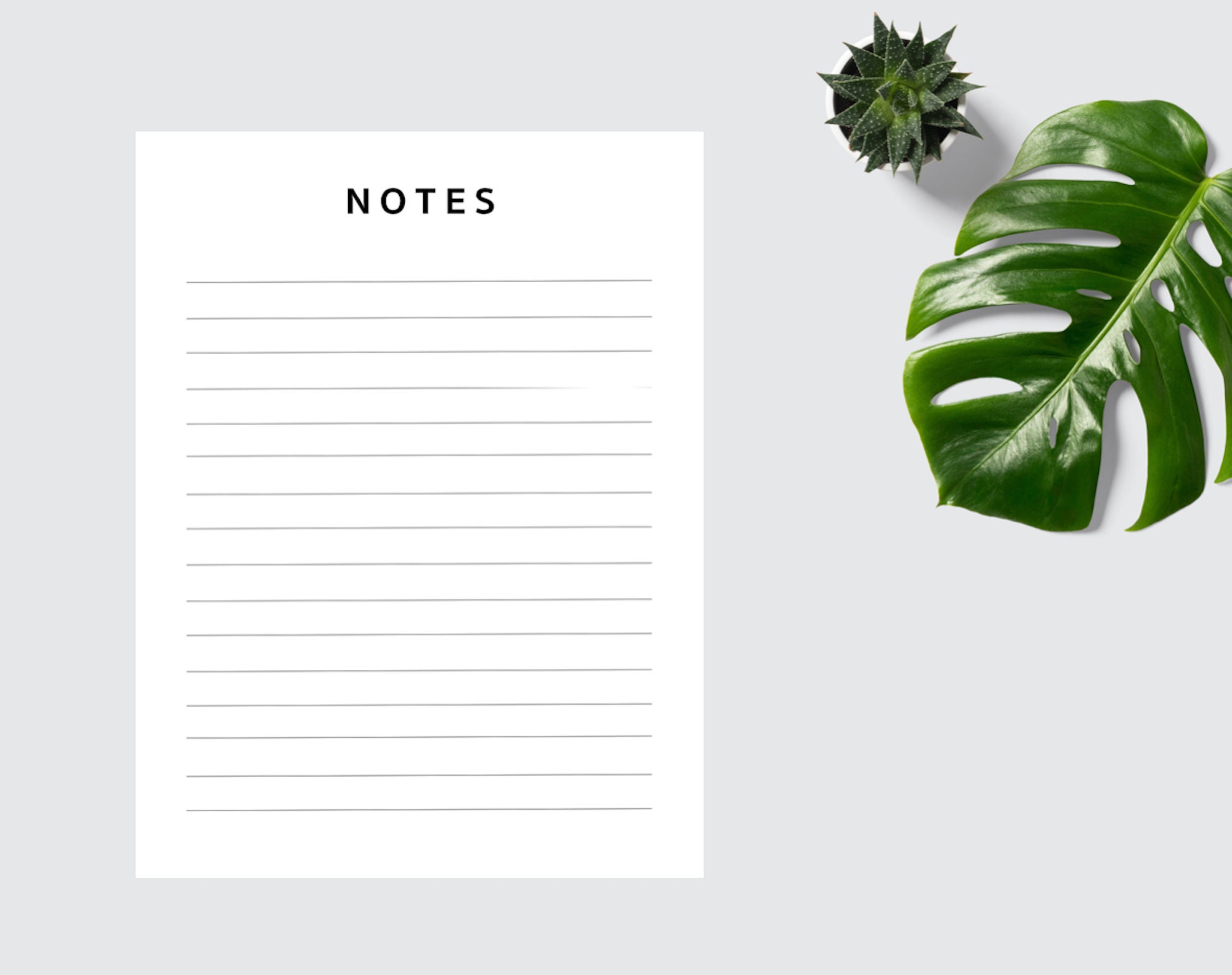 notes page printable lined note paper printable notes notes etsy